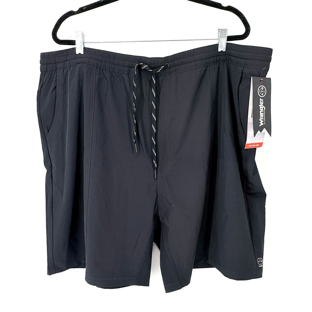 Wrangler ATG Mens Athleisure Gym to Trail Shorts Black Size XXL New NWT